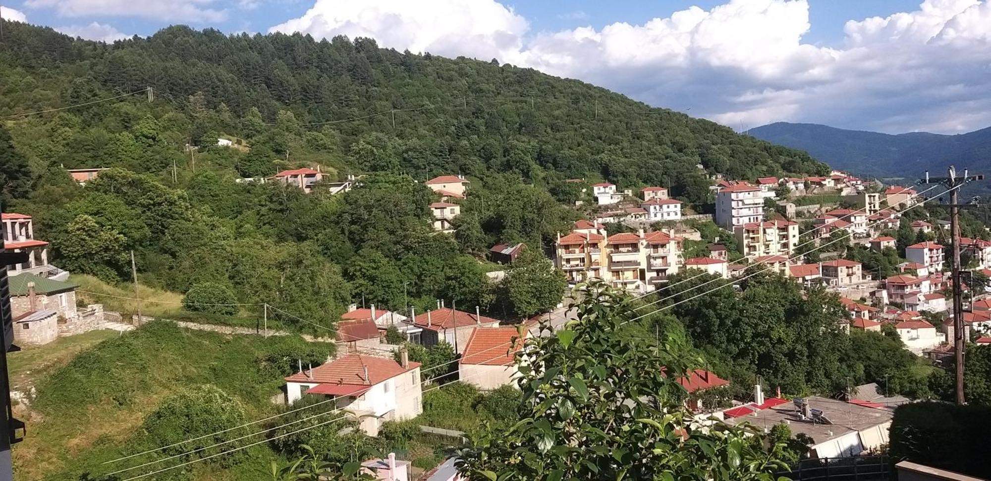 Ferienwohnung Το Σπίτι Της Ευτυχίας Στούντιο Karpenísion Exterior foto